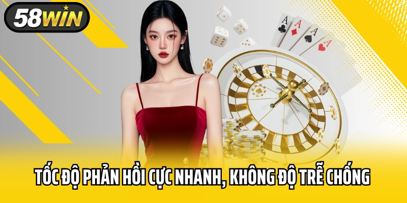 Tốc độ phản hồi cực nhanh, không độ trễ chống downtime